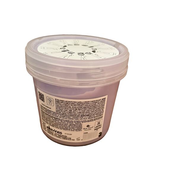 Davines Love Smoothing Conditioner Smoothing Anti Frizz Full Size 250ml NEW - Picture 3 of 3